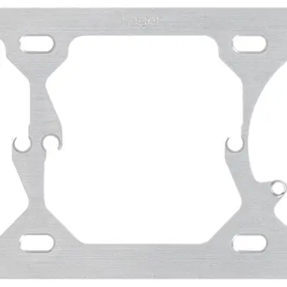Befestigungsplatte Hager 1×3 horizontal 197×77mm 
