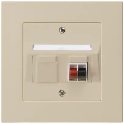 Presa INC audio kallysto.pro 1×beige morsetto per 1 altoparlante 