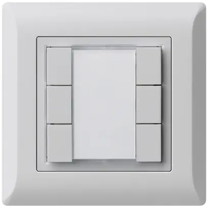 Poussoir universel ENC 6×kallysto.line sans LED gris clair 