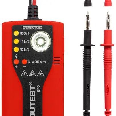 Tester di continuità Benning Dutest pro 6…400VUC 0…10kΩ CAT III 300V 