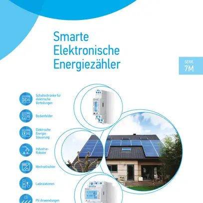 Contatore d'energia AMD FINDER 7M.38 3LN diretto 80A elettrico S0 MID-EU 