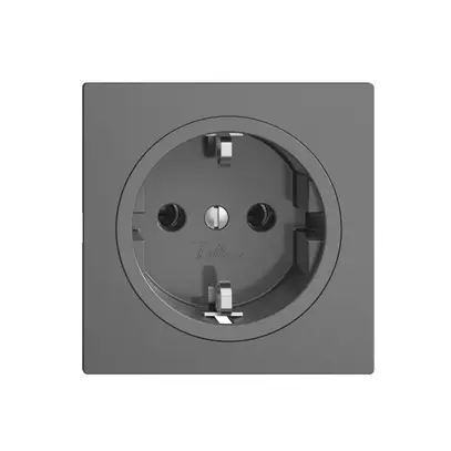 Presa SCHUKO EDIZIOdue F, 16A, 250VAC, L+N+PE grigio scuro 