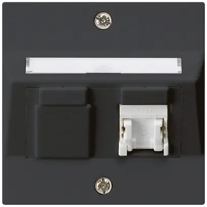 Kit di montaggio INC kallysto A cat.5e 1RJ45/u nero 