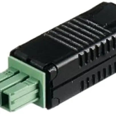 Prise Wieland 2P noir/vt pour Bus-KNX BST 14i2 F B1 Z 