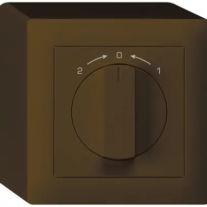 Contatto rotativo AP 1>0<2 marrone kallysto con manopola 