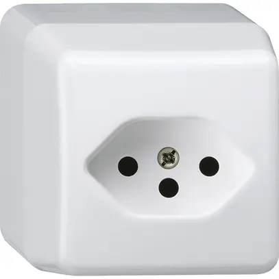 Presa AP basico tipo 13 bianco 