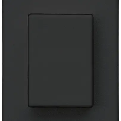 Poussoir INC Hager FLF 10A/250V 0/1L noir 