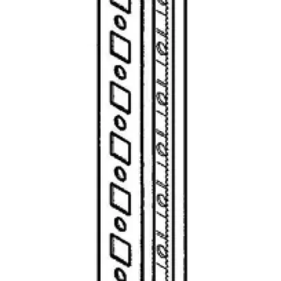 Supporto per soffitto Lanz 900mm zincato 