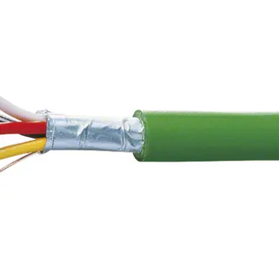 Kabel Hager KNX J-H(St)Hh 2×2×0.8mm halogenfrei grün Rolle L 500m B2ca.s1.d1.a1 