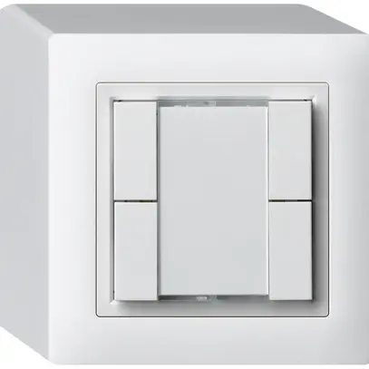 Poussoir universel AP 4×kallysto sans LED blanc 