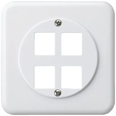 Kit di montaggio INC HMS basico C per 4 moduli bianco 