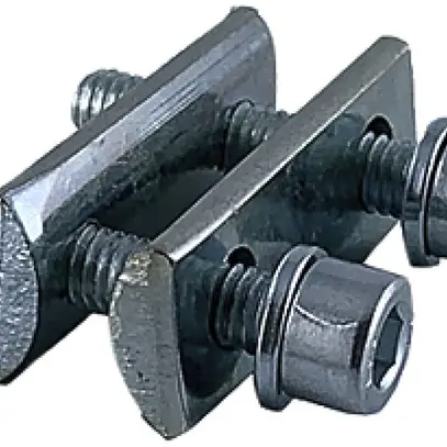 Bride tension acier zing.galv. avec 2 vis vis 6-pans intér. M6 