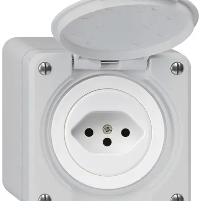 Presa AP robusto tipo 13 grigio 