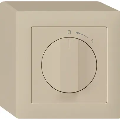 Contatto rotativo AP 0<1/1L beige kallysto con manopola 