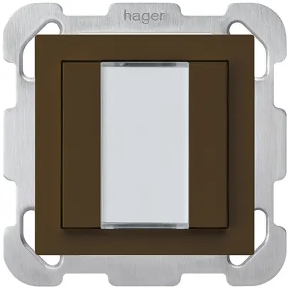 Tasto INC kallysto B KNX 2× s/e-link marrone 