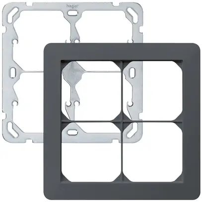 Intestazione INC kallysto.trend 2×2 antracite 