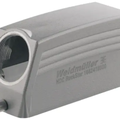 Boîtier pour fiche Weidmüller HDC 24B étrier long.partie inf.grd.8 1×M25 latéral 