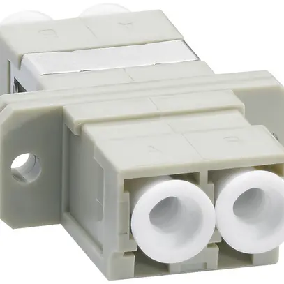 Giunzione FO Hager HMS LC/LC D Multimode OM2 beige 