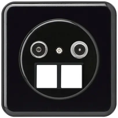 Presa multimedia INC basico TV-R mont.C 4dB 2GHz nero 