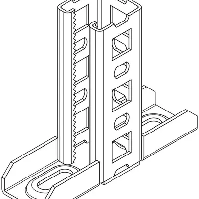 Console Lanz 1000mm zinguée 