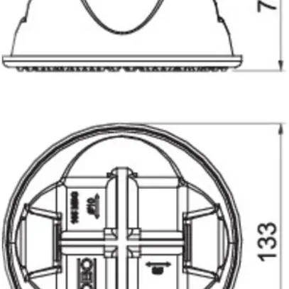 Support de câble de toit Bettermann 8…10mm 