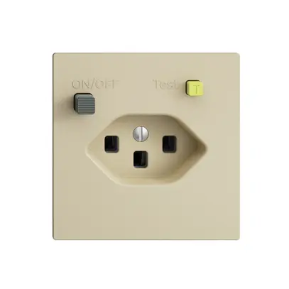 Presa INC EDIZIOdue T23 FI 30mA F, vanille 