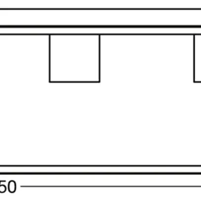 Decken-/Wandleuchte LEDVANCE DECOR NAIROBI E27 4×15W 750×170mm schwarz 