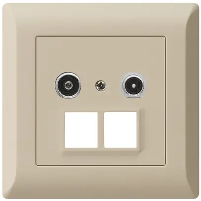 Presa multimedia INC kallysto.line R/TV 23dB 2GHz beige 