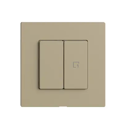 Interruttore 1K/2T scena WLAN Edue Wiser sand 