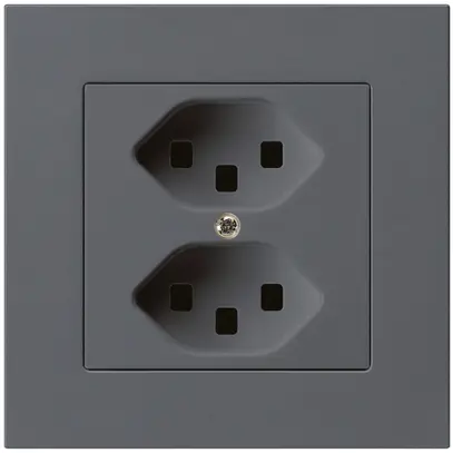 Presa INC kallysto.pro 2×T23 antracite con morsetti ad innesto 