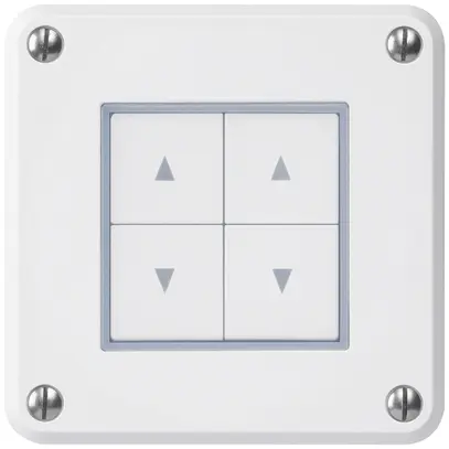 Contact pour stores ENC robusto IP55 blanc avec 4 touches de fonction 