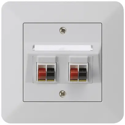 Presa INC audio kallysto.trend 2×grigio chiaro morsetto per 2 altoparlante 