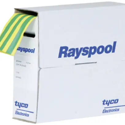 Gaine rétractable CGPT-R 19/9.5 vert/jaune 