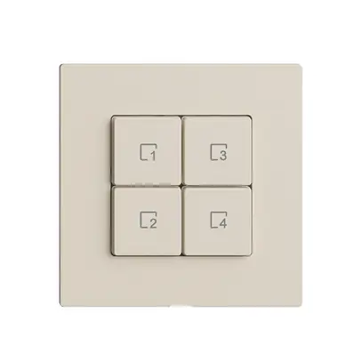 Poussoir scène 4 scènes/4T Edue Wiser crema 