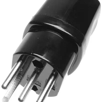 Fiche mobile ELBRO T15 noir 10A 400V 