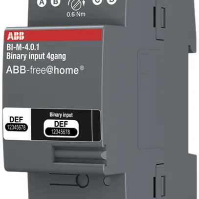 Entrata binaria AMD ABB free@home, 2UM, 4×, grigio 