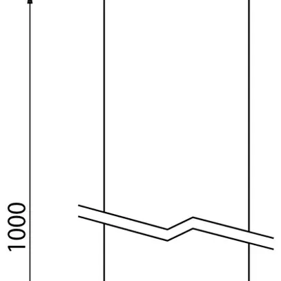Obturateur Sylvania OneTrack polycarbonate 1000×26×10mm blanc 