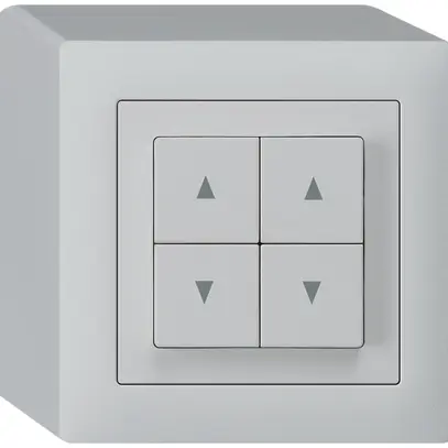 Pulsante per tappar.AP kallysto grigio chiaro con 4 tasti 
