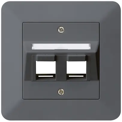 Kit de montage ENC kallysto.trend 2×Keystone anthracite 