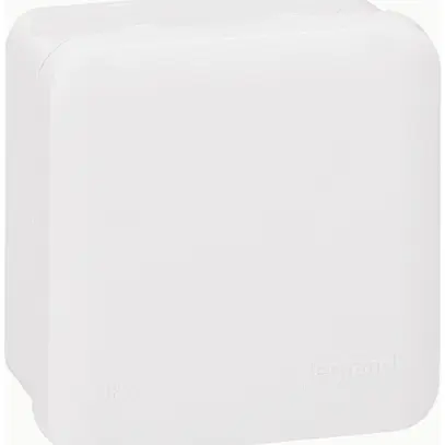 Scatola di derivazione AP PLEXO 80×80mm vuota grigio 