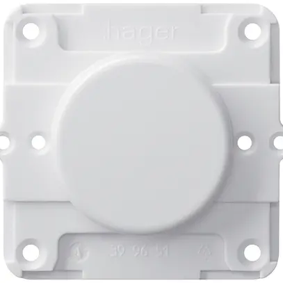 Blindplatte Hager 46mm weiss 
