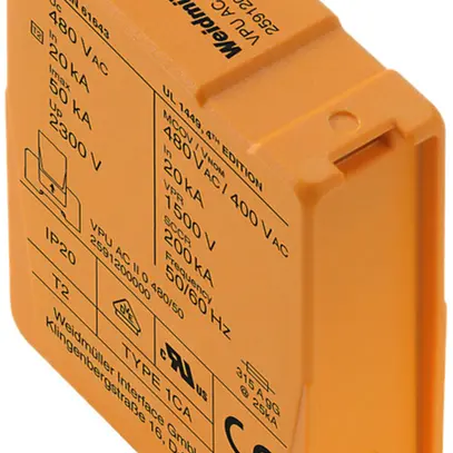 Scaricatore di ricambio Weidmüller VPU AC II 0 480/50 