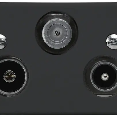 Prise d'antenne INC FLF R-TV-SAT noir 