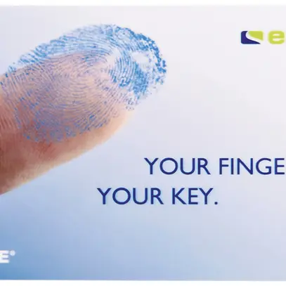 Carte RFID Hager ekey RFID Mifare 2k logo 