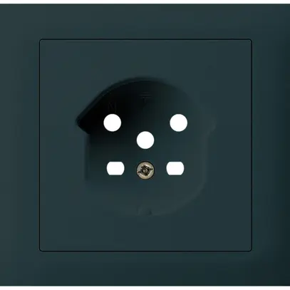 Kit frontal INC Hager kallysto pour prise G3 1×T15 cadre enfichable noir 