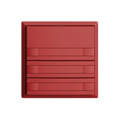 KNX-Taster RGB EDUE, 250mW, o.LED, m.Papiereinlage, 3×Taste, 2×Tastenb., ber 