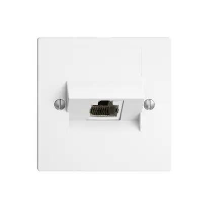 Insert pour prise de raccordement ENC 1×RJ45/s 4P ITplus EDIZIOdue blanc 
