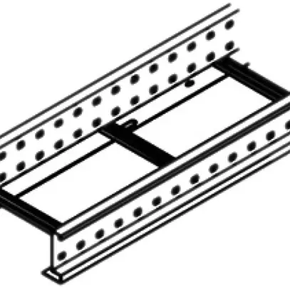 Chemin multi Lanz 200×60mm zingué à chaud par immersion 