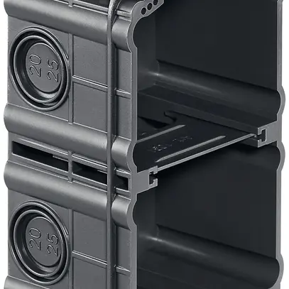 Scatola INC HSB Basic per calcestruzzo 2×1, 130×70×52 mm 