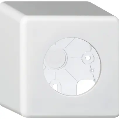 Boîtier AP basico blanc h=64mm Ø43mm 